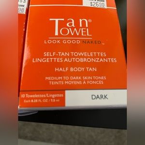 *New* Tan Towels Plus & Dark 20 Towelettes